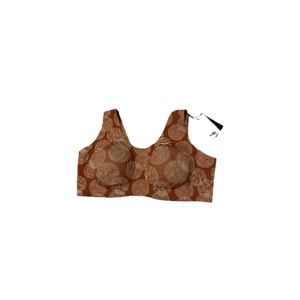 🆕 Knix “Sweet Spot” Rust and Cream Seamless Bra - Women’s Size XXXXL+